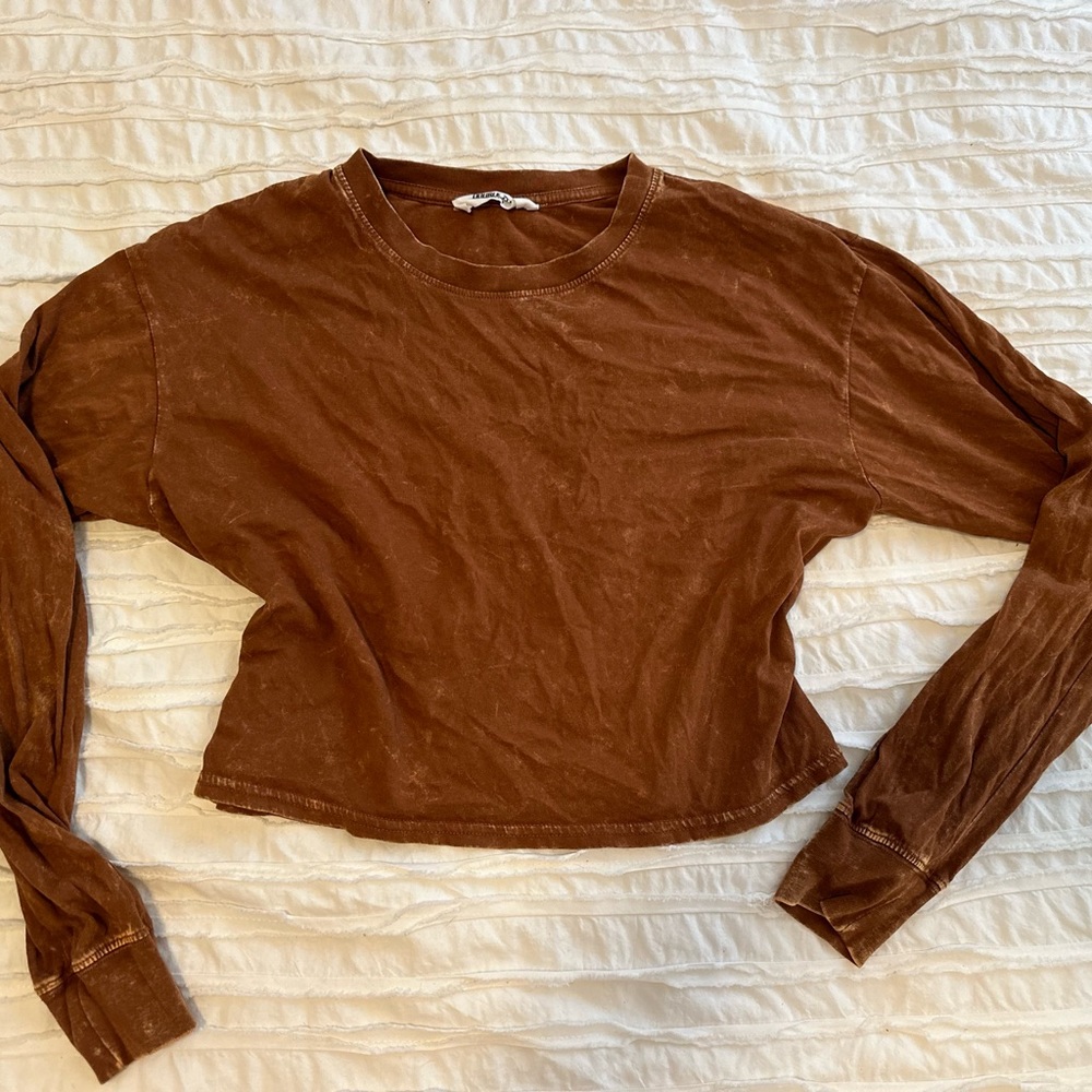 Long Sleeve Crop Top